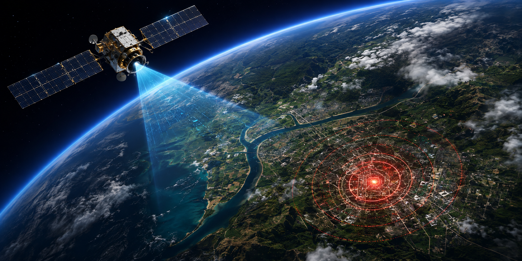 Real-time satellite imagery